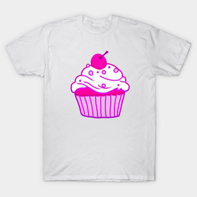 Strawberry Cupcake Lover T-Shirt by ROLLIE MC SCROLLIE